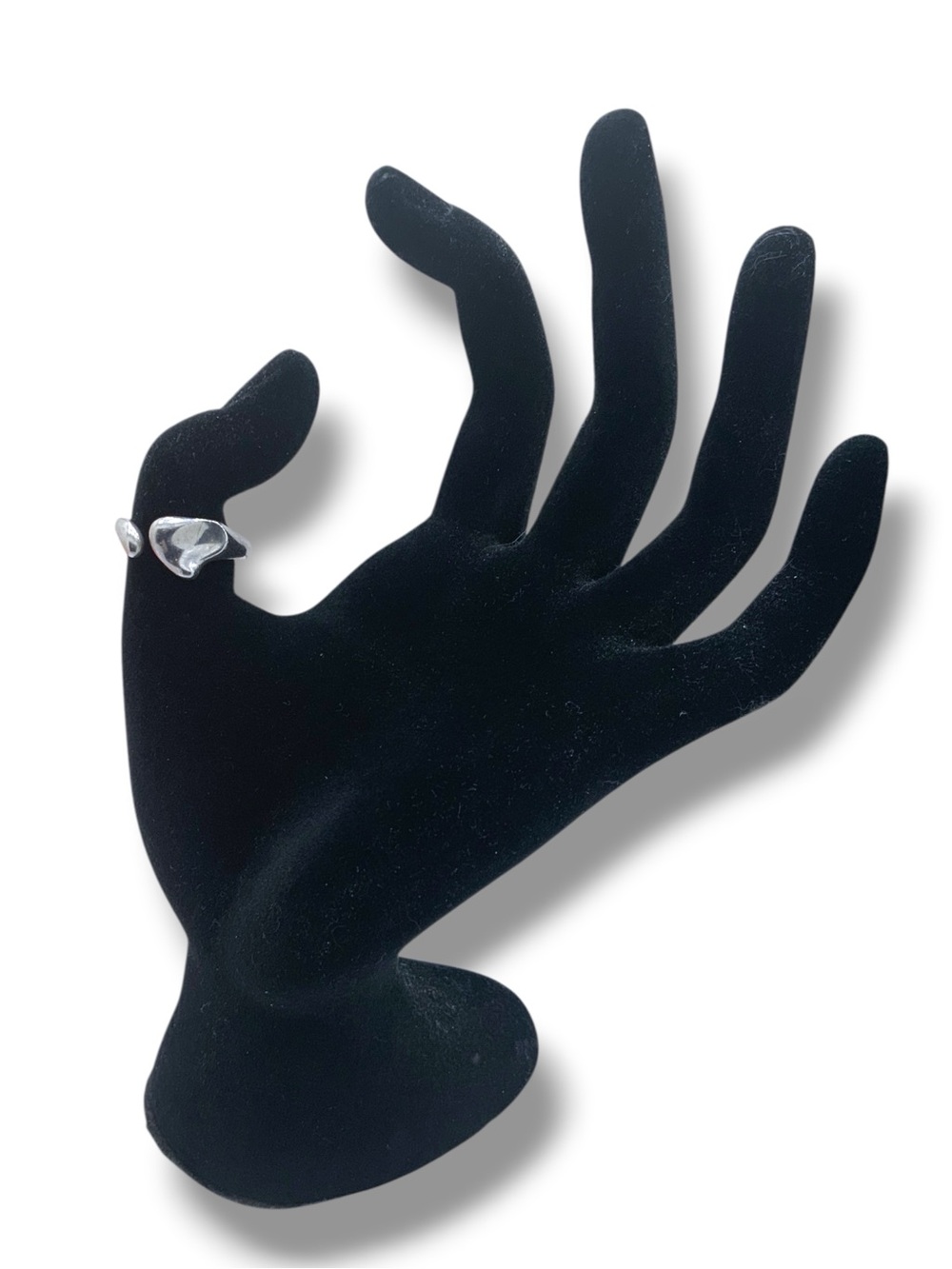 Tiffany & Co Elsa Peretti Open Heart Ring Sterling Silver 925 Spain - Picture 3 of 8